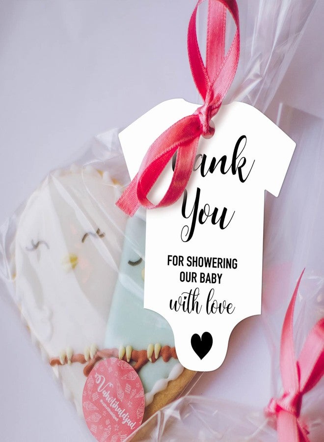 TENTADO Thank You for Showering Our Baby with Love - Pack of 50 Gift Tags - Image 5